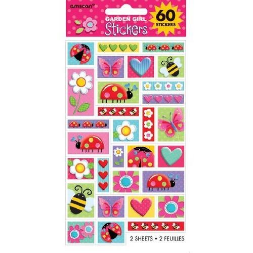 Amscan Лист наклеек для сада (Упаковка 60 шт.)