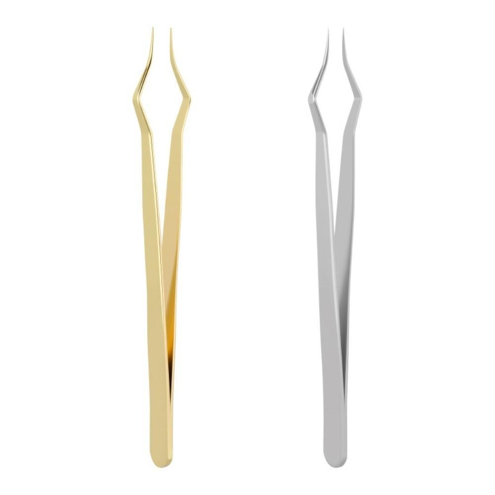 Non Slip Lash Separation Tools Long Handle Lash Grafting Tweezers False Eyelash Clip Lash Grafting
