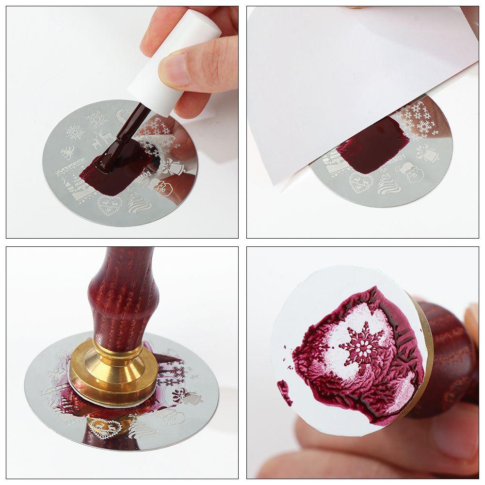 Manicure Snowflake Santa Claus Nail Stamp Polish Templates Stencils Molds Nail Stamping Plates