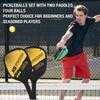 Набор ракеток для пиклбола, 2 ракетки и 4 мяча