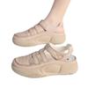 Summer New Fashion Soft-soled Women's Shoes Retro Hollow Baotou Sports Sandals Women's Thick-soled Roman Sandals