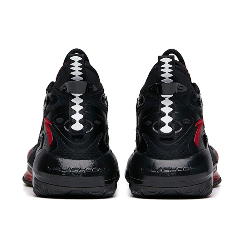 MARVEL x Anta Berserk 3 Venom Износостойкие Нескользящие Высокие Баскетбольные Кроссовки Мужские Черно-Красные 112131601S-3