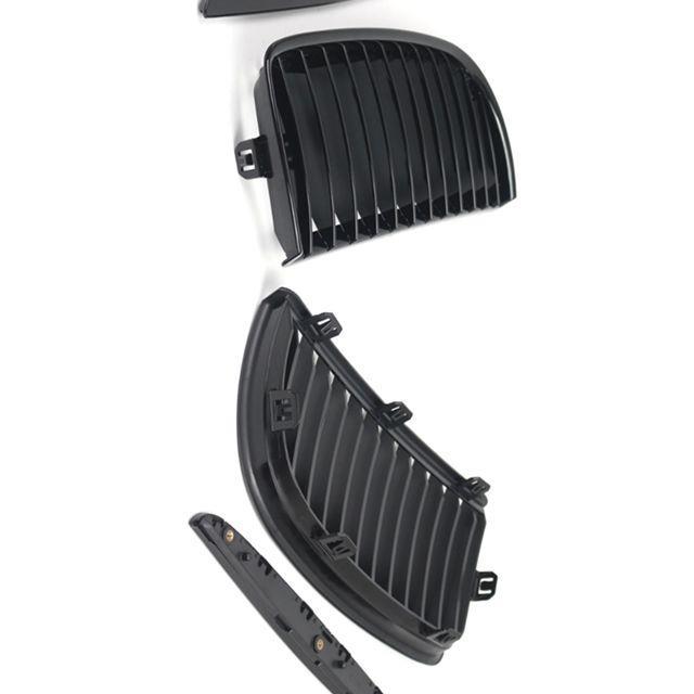 AB26 Front Grill Single-Line Kidney Grille for BMW 3 Series E90 E91 Limousine Touring 2005-2008 51137120007 51137120008