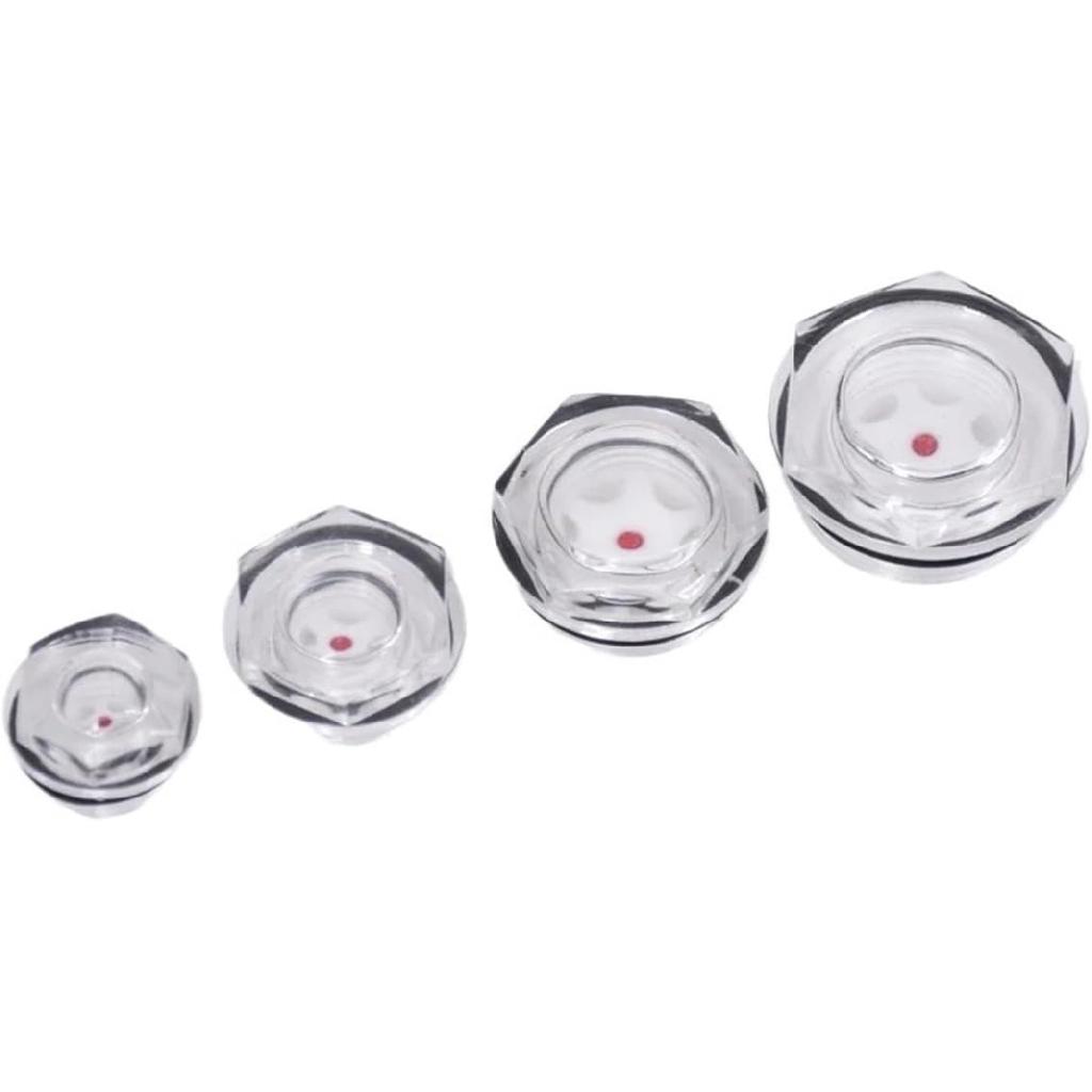 3/8" 1/2" 3/4" 1" BSPT M16-M60 метрическая наружная пластиковая смотровая стеклянная головка для уровня масла для редуктора воздушного компрессора(10 шт., BSPP 3I4 дюйма)