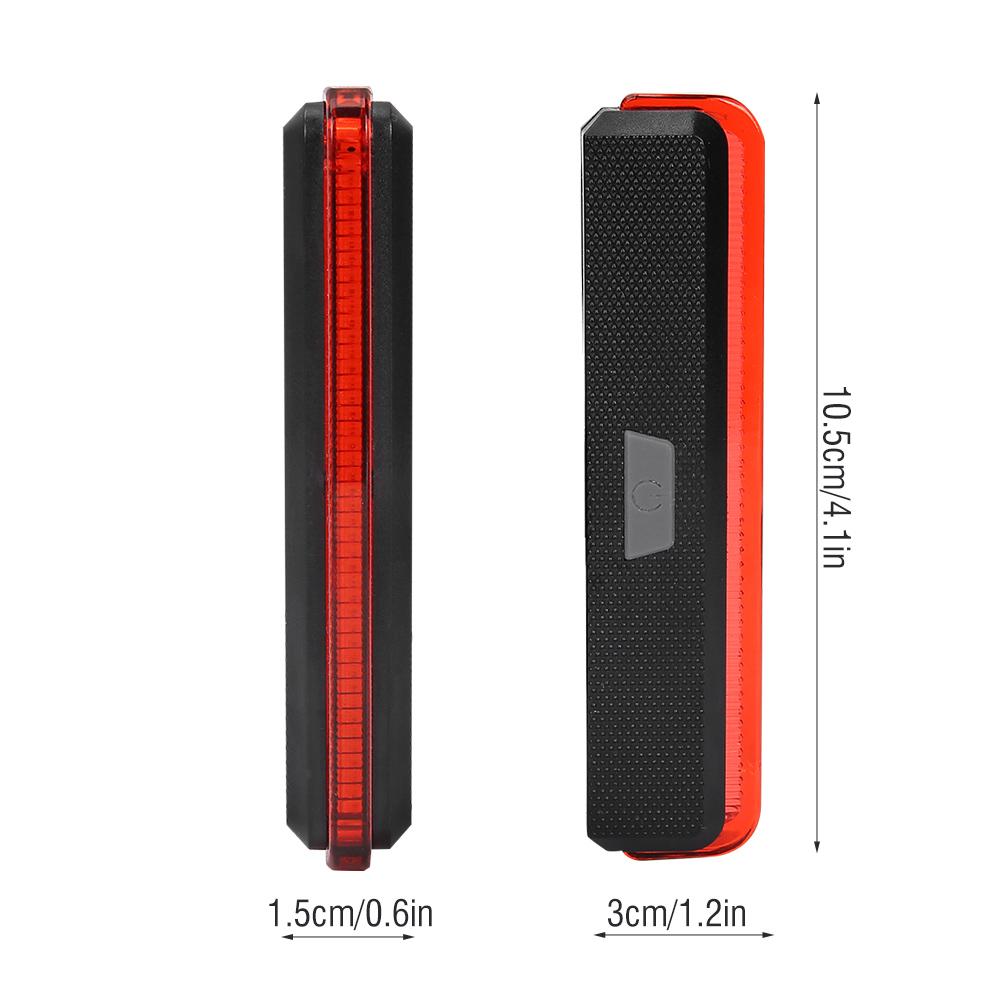 Bicycle Cycle Strip Type LED Taillight Security Tail Light Safety Warning Lamp