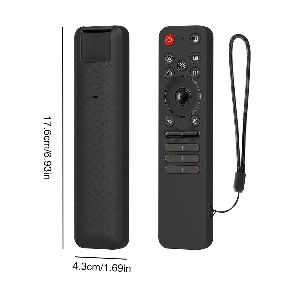 Remote Control Case for LG MR25GA OLED Smart TV Remote Control Cover Silicone Protective Case with Lanyard Shockproof Soft Shell