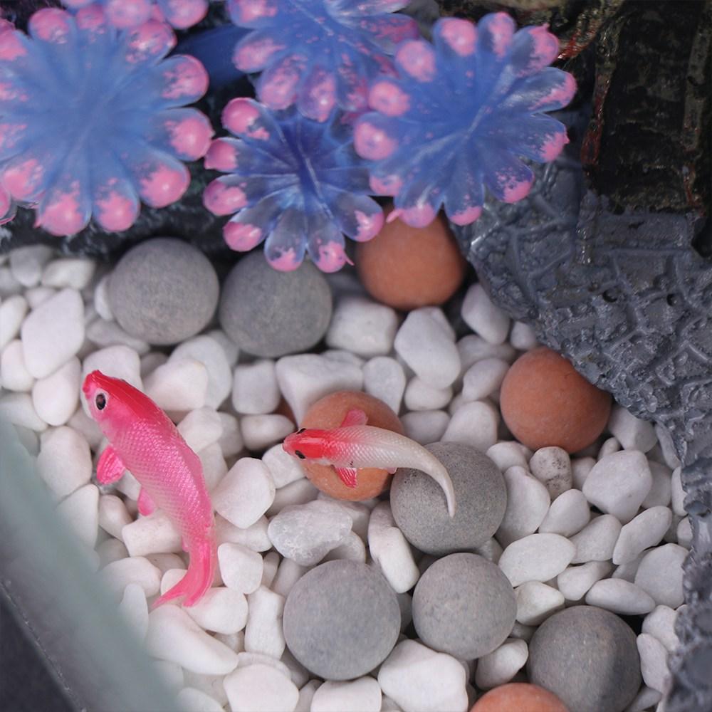 Soft Goldfishes Models Mini Fish Miniature Creative Fish Tank Ornament Landscaping Props