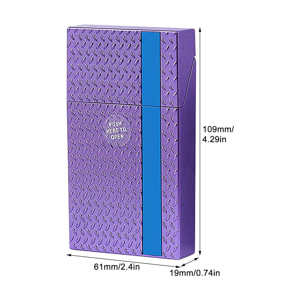 Extended Cigarette Case Portable Hand Roll Cigarettes Holder Storage Container Box For Holding 20 Cigars Cigarette Accessories