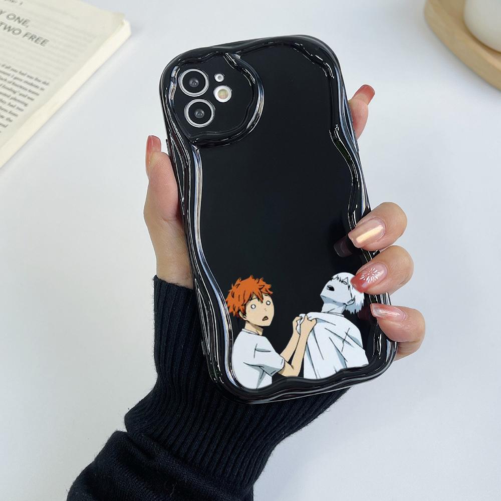 N69 аниме Haikyuu X Reader art, мягкие волнистые чехлы для телефонов для iPhone 14 Pro Max 13 mini 15 Plus XR 7 8 6 XS Max 12 11, защитный бампер