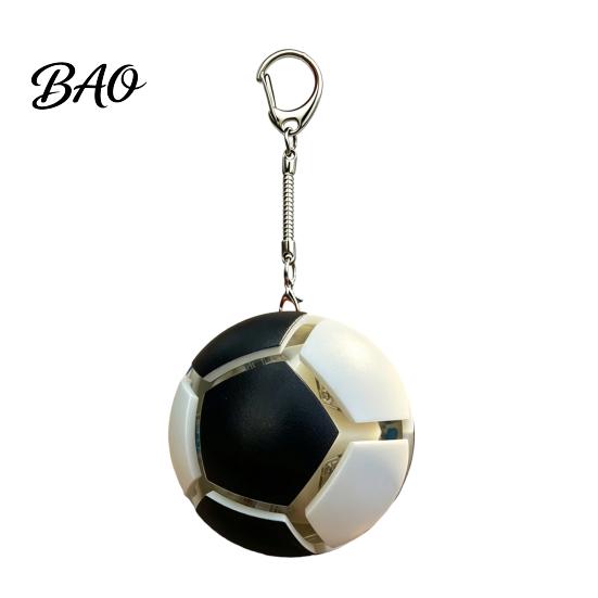 Football Keychain Pendant, Mini Shape Team Logo Keychain, Portable Backpack Accessory Decompression Toy for Stress Relief And Fan Gifts Sports