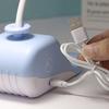 Мультяшный кит Ночник USB Type-C Быстрозаряжаемая настольная лампа с держателем для телефона Гибкий Теплый белый свет Настольная лампа для студентов Защита глаз