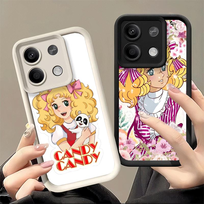 Мягкий чехол для телефона с рисунком из аниме Candy Candy для Xiaomi Poco X7 X6 X5 Pro X4 Gt X3 F7 Ultra M8 M7 Redmi 15C 15 14C 13 13C 12 12C 10 10C