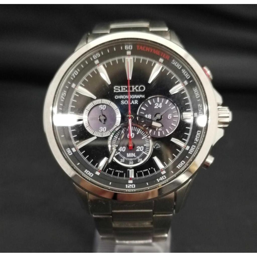 Б/у Солнечные часы SEIKO V175-0DM0