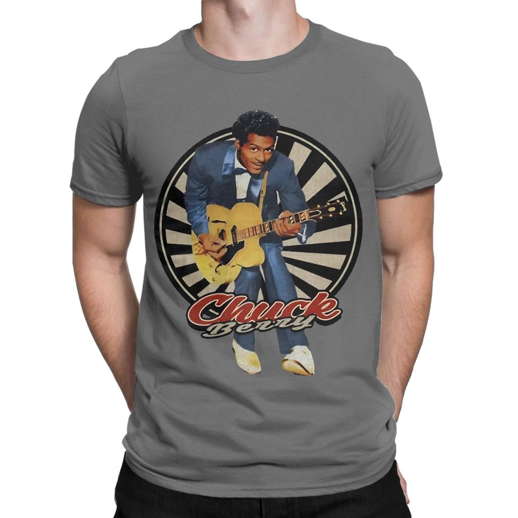 Vintage 80s Chuck Berry Classic Graphic 100 Cotton Tshirt Chuck Berry Tees Tops For Unisex