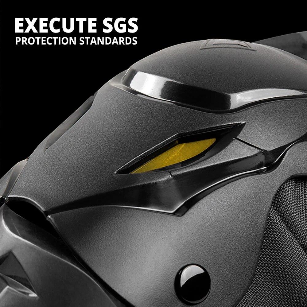 Защитный наколенник для мотоцикла, комбинированный наколенник, защита для локтей, оборудование для четырех сезонов, спортивный наколенник для мотокросса на открытом воздухе, вентиляция