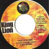 7inch Record CAPLETON - Put It Down NONE King Lion 2005 Jamaica Reggae, Ska & Dub Used