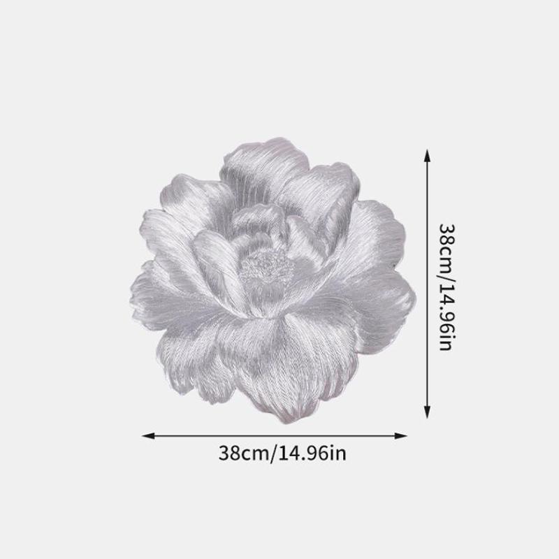 Подставка под горячее в форме цветка пиона, термостойкая и моющаяся, декоративная, термостойкая, подставка для стола, подставки, дом, вечеринка, свадьба