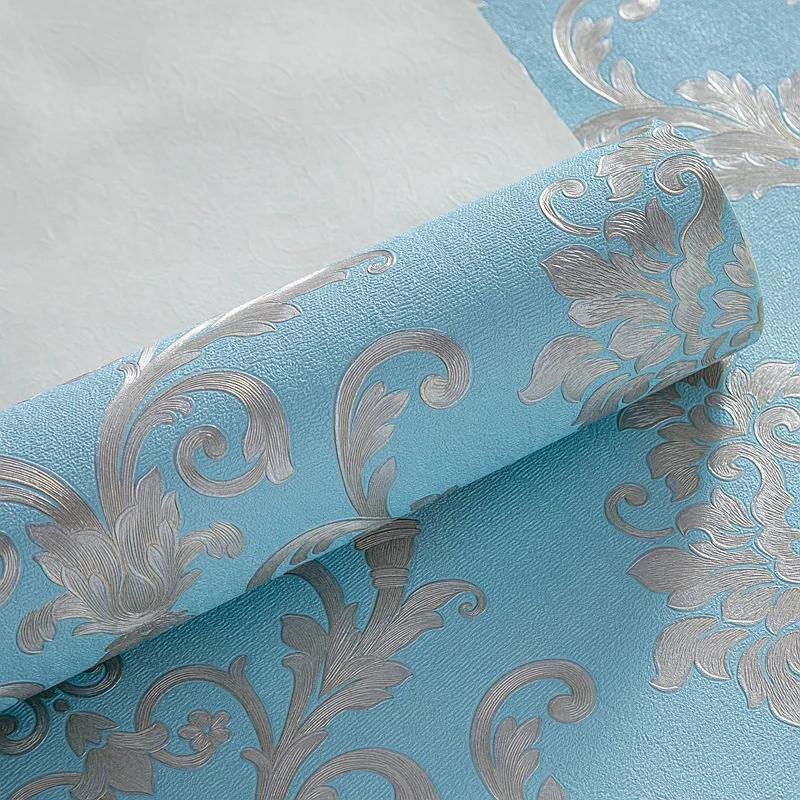 3D Обои в европейском стиле Гостиная Ресторан Отель Место проведения Легкая роскошь Тисненые Тисненые Водонепроницаемые обои