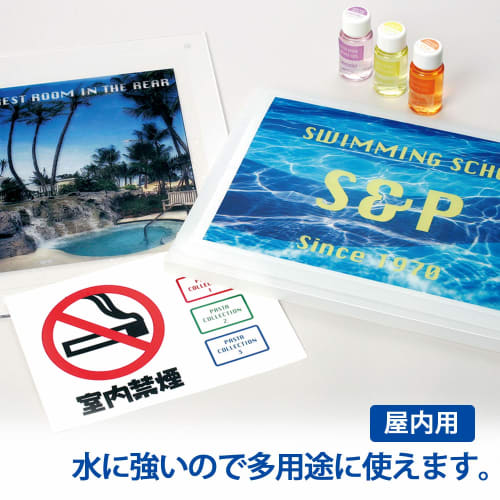 Plus Inkjet Paper Super Water Resistant Glossy Film Label Transparent A4 IT-324RT 45354