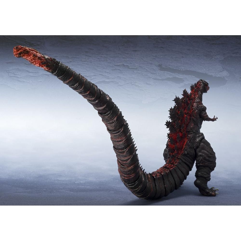 С.Х.. Monster Arts Шин Годзилла Годзилла (2016) приблизительно. Подвижная фигура толщиной 180 мм, окрашенная в ПВХ