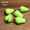 Snap-on Water droplets Indicator Fish Beans Fly Fishing Bobbers Float Oval  Fishing Floats Beads