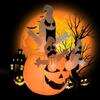 Halloween Inflatable Ghost on Pumpkin LED Blow Up Inflatables for Halloween Party Indoor Outdoor