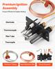 VEVOR Gas Pilot Assembly, OE 485-510A,4021-736,2103-010 Fireplace Gas Pilot Assembly Kit, Natural Gas Ignition Replacement