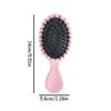 1 шт. Овальная расческа из щетины кабана и нейлона, массажная щетка для кожи головы, инструмент для укладки для салонного ухода за волосами