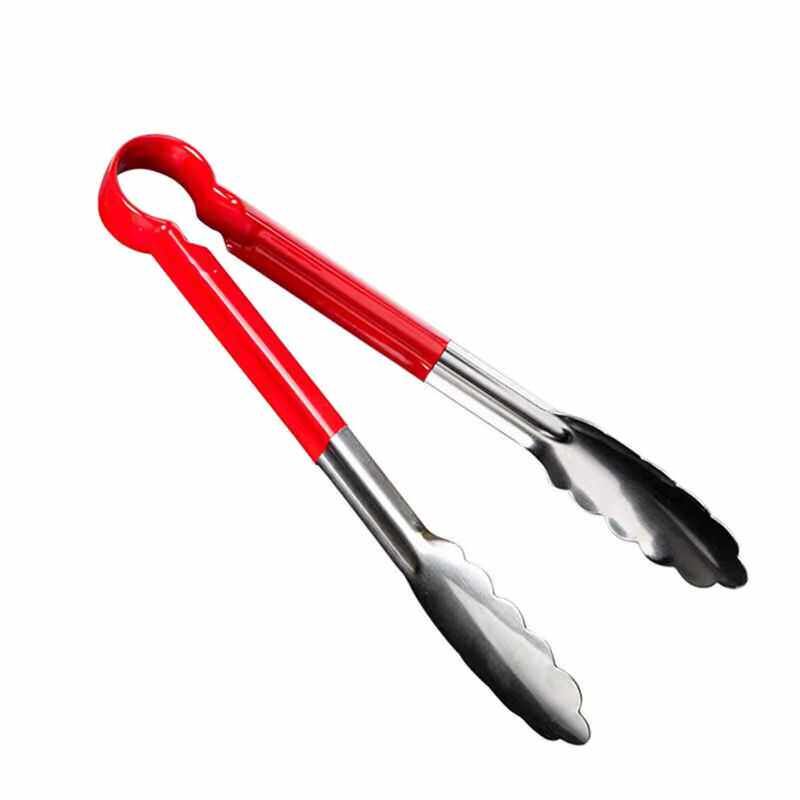 Thickened Stainless Steel Food Tongs for Kitchen, Barbecue, Bread, Steak, Commercial Use, Anti-Scalding, Special for Hot Pot