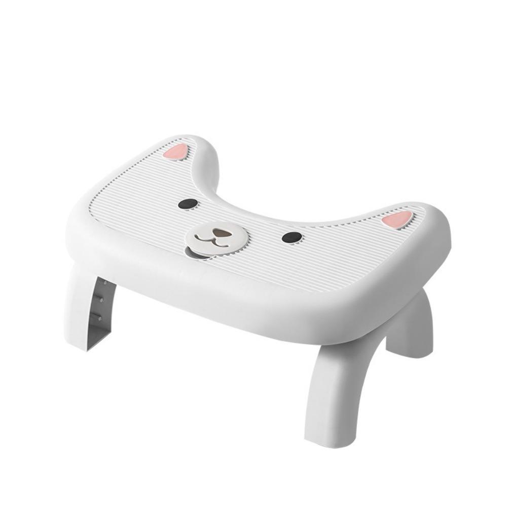 Foldable Folding Toilet Footstool Ergonomic Toilet Seat Under Desk Footrest Kids Potty Chair