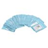 100pcs Ziplock Bags Self Sealing Holographic Reusable Food Storage Bags with Hanging Hole Blue