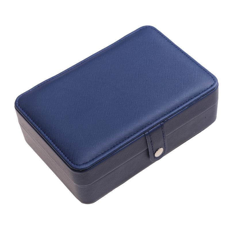 Коробка для хранения ювелирных изделий Портативная дорожная сумка для ювелирных изделий Серьги Ожерелье Чехол для хранения