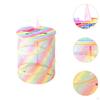 Kids Toy Storage Basket with Lid Laundry Hamper Cartoon Folding Rainbow Baby Nursery