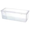 2PCS 1/2Pcs Nail 1/2 For Manicure Salon Art Rectangle Transparent Storage Box Rhinestone Brush Pen Buffer Grinding Files