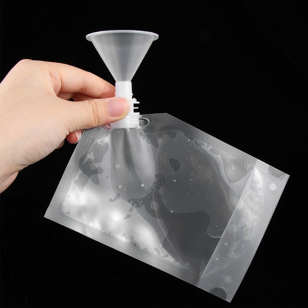 Открытый прозрачный пластиковый контейнер с носиком для хранения сока, сумка для хранения продуктов