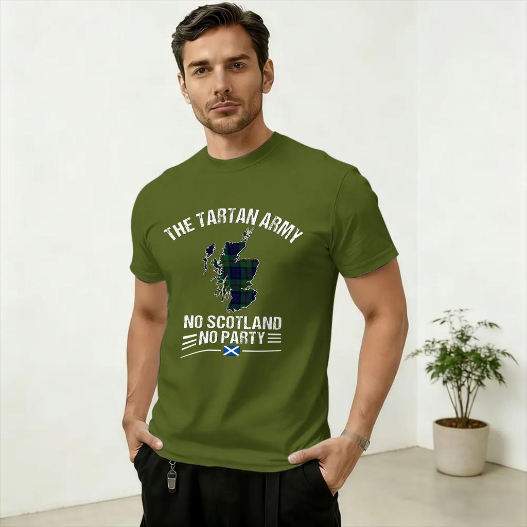 No Scotland No Party T Shirt Summer Trending TShirts Unisex Cotton O Neck Oversize Clothing Short Sleeves Streetwear Tshirt
