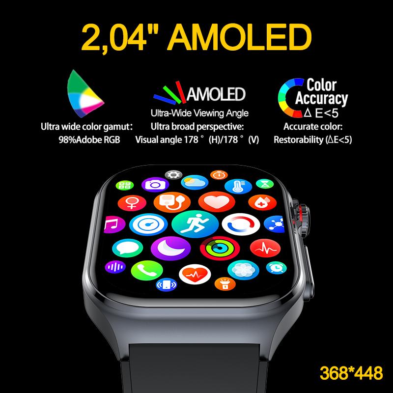 SACOSDING Новые Amoled Смарт-часы для мужчин ЭКГ + PPG + HRV Часы Мониторинг артериального давления Bluetooth Вызов Женский спортивный фитнес-трекер Смарт-часы для женщин