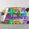 Sprunki Incredibox Одеяла Beats Игра Фланелевое Винтажное Дышащее Плед для Покрывала Весна Осень