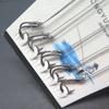 Purpose Fishing Tackles Fishing Hooks Carbon Steel Barbed Hooks With Line Carp Fishing Hook