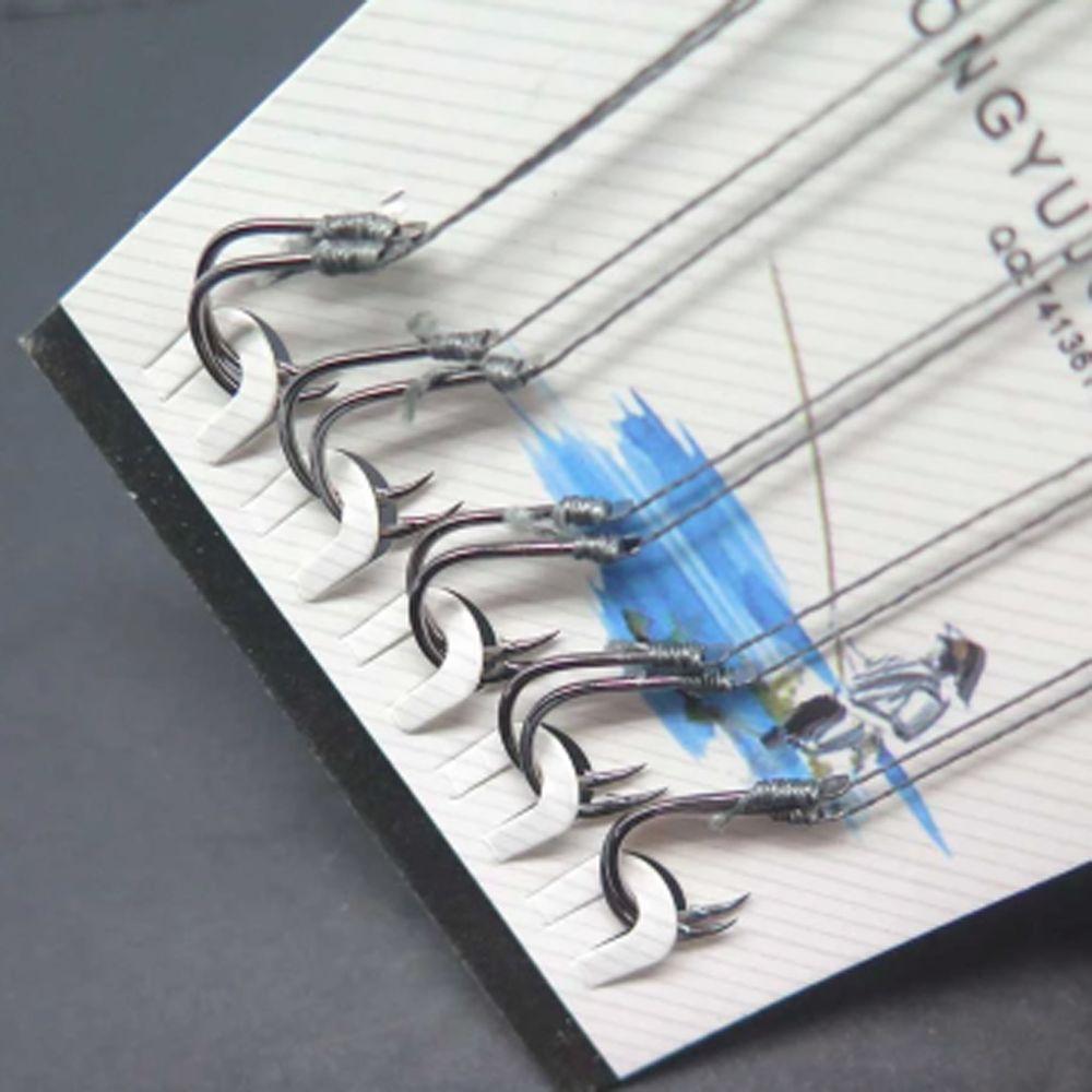 Purpose Fishing Tackles Fishing Hooks Carbon Steel Barbed Hooks With Line Carp Fishing Hook