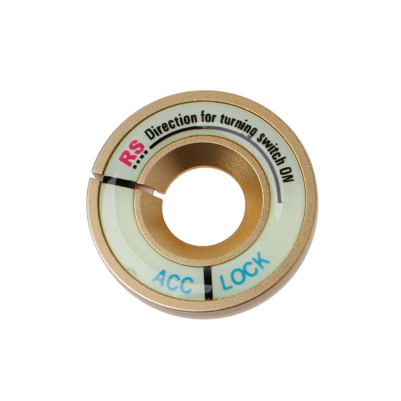 Автомобильная светящаяся наклейка на брелок для ключей зажигания для Skoda Octavia Fabia YETI VW Passat Bora POLO GOLF 6 Jetta MK5 MK6