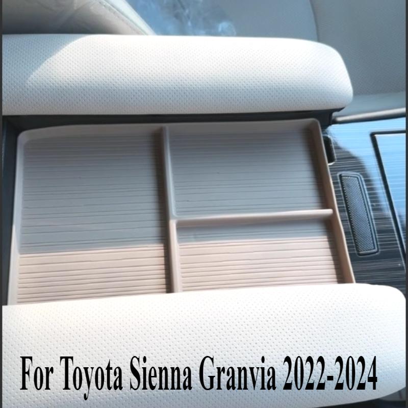 For Toyota Sienna Granvia -2024 Armrest Cover Storage Box Central Control Storage Box Supplies Car Modifications Accessories