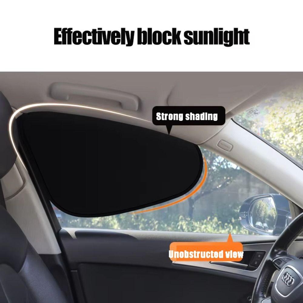 Sun Protection Car Side Window Sun Shade Electrostatic Adsorption Auto Side Curtain Universal