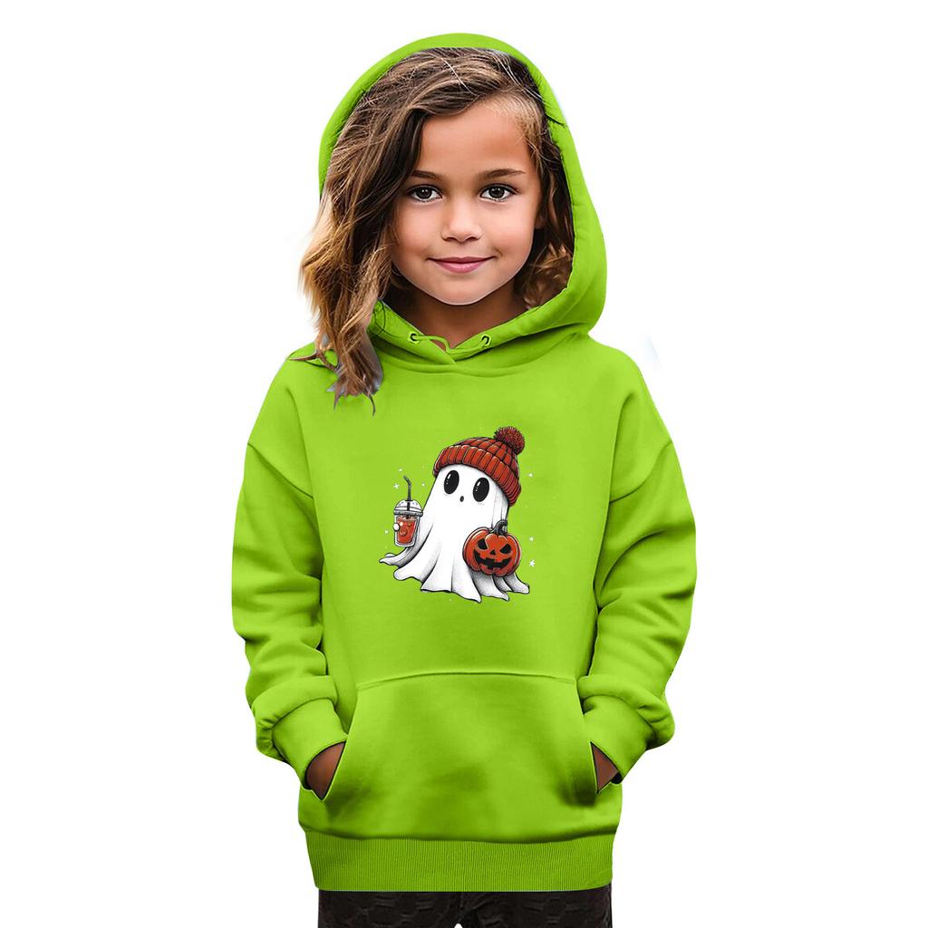 Sweatshirts For Teen Girls Hoodies Long Sleeve Drawstring Pullover Cute Oversized Hoodie Halloween Day