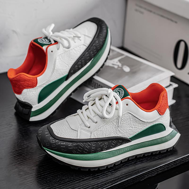 Новая мода мужская обувь Four Seasons удобная обувь для студентов и мальчиков трендовые мягкие подошвы дышащие повседневные кроссовки для бега