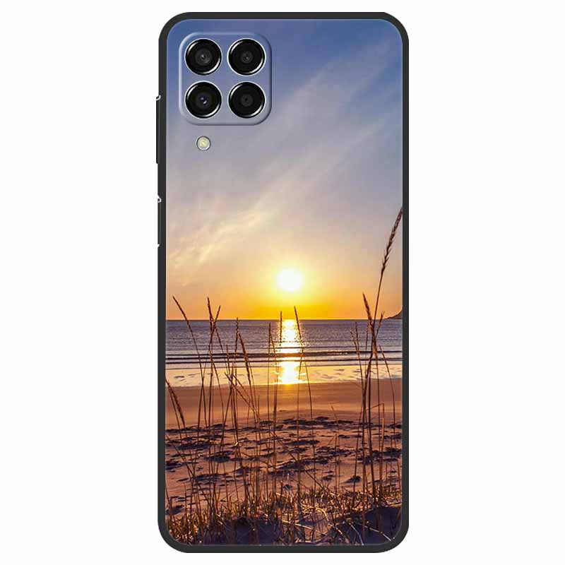 Чехол для Samsung Galaxy M33 / M53 Мраморный Мягкий Силиконовый Задний Чехол для Samsung M53 2022 Fundas Чехол M 33 53 5G Чехол для Телефона Coque