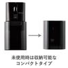 ELECOM Bluetooth Mouse 3 Click Rechargeable (iOS Compatible), Small, Compact, Buttons, Quiet, 95% Reduction, Mobile, Lithium-ion Battery, CAPCLIP,