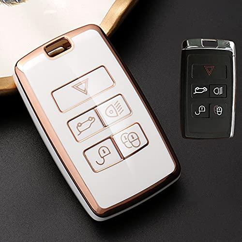 SANRILY Умный чехол для ключа для Land Rover, Совместим с Range Rover Evoque, Range Rover Sport, Discovery Evoque, Jaguar и другими. Стильный дистанционный ключ C