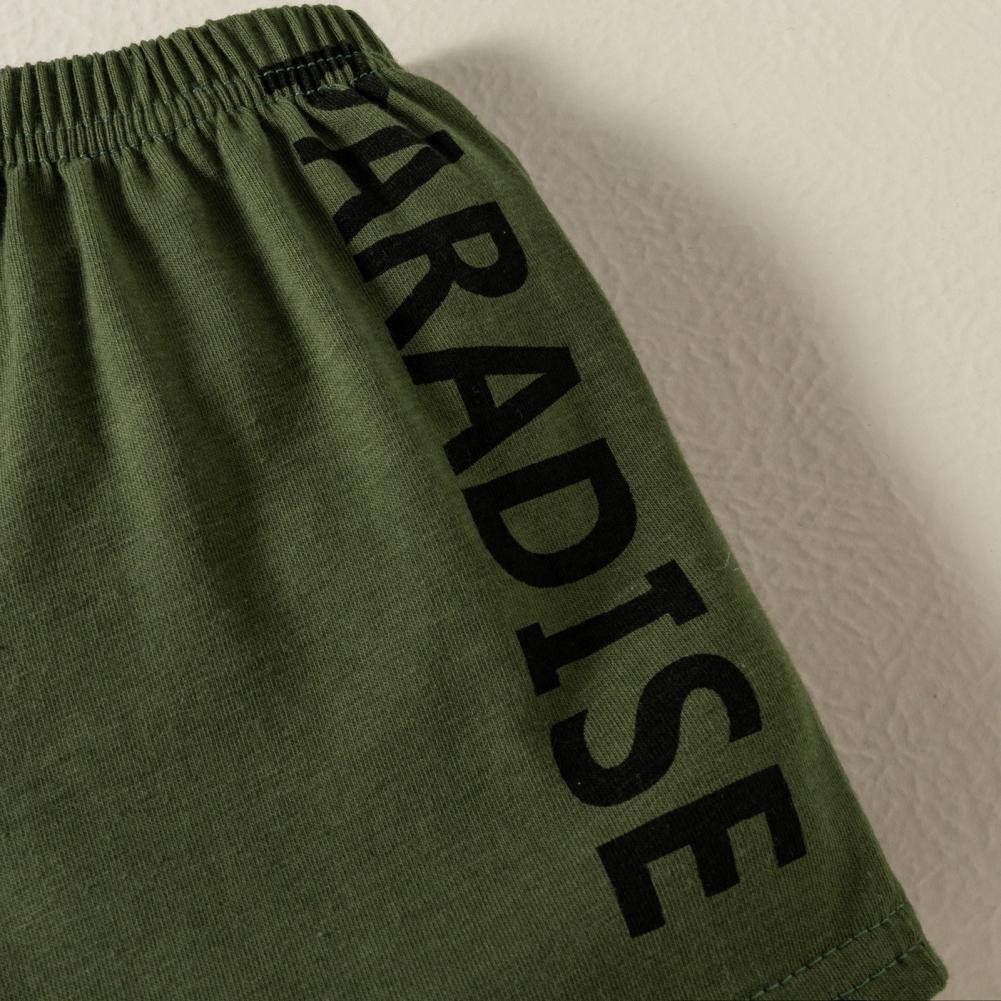 Летняя футболка с короткими рукавами для мальчиков + комплект шорт