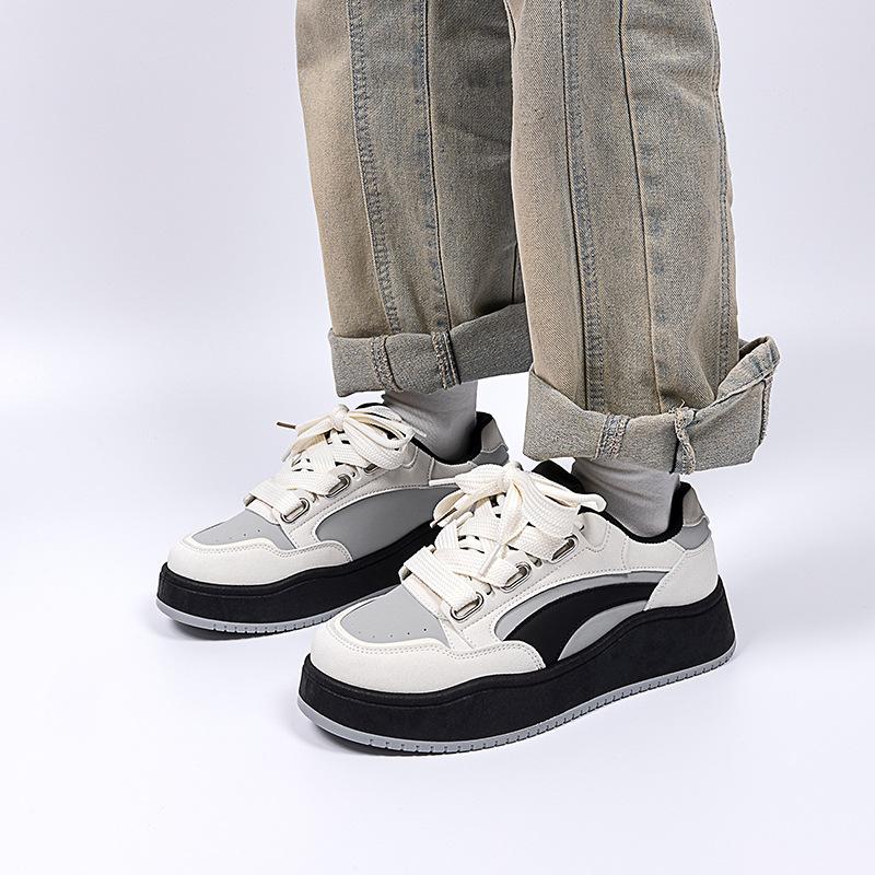 Глобальная оригинальная нишевая обувь для скейтбординга мужская ZHQ-ZL9002 весенний тренд популярная обувь дизайн чувство толстая подошва увеличение высоты скейтбординга